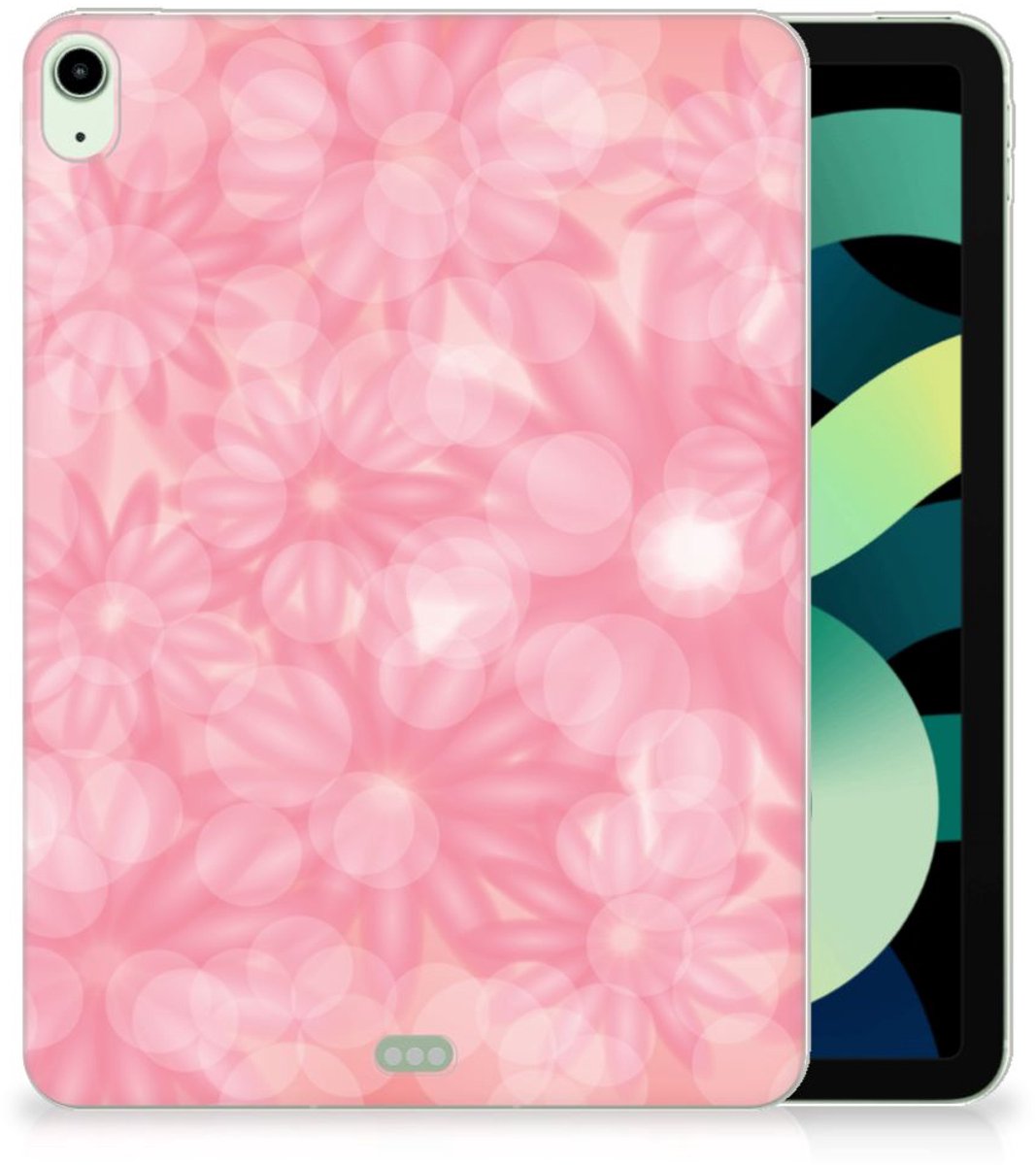 iPad Air (2020/2022) 10.9 inch Siliconen Hoesje Spring Flowers