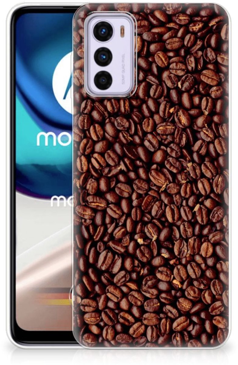 Motorola Moto G42 Siliconen Case Koffiebonen