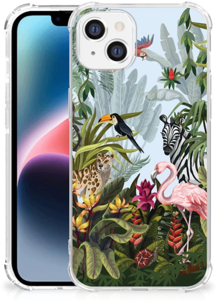 Case Anti-shock voor Apple iPhone 14 Plus Jungle