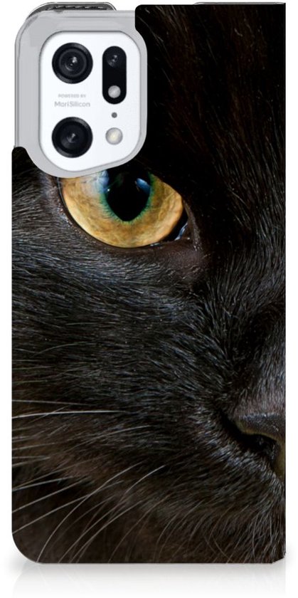 Coque de protection OPPO Find X5 Pro Phone Case Black Cat