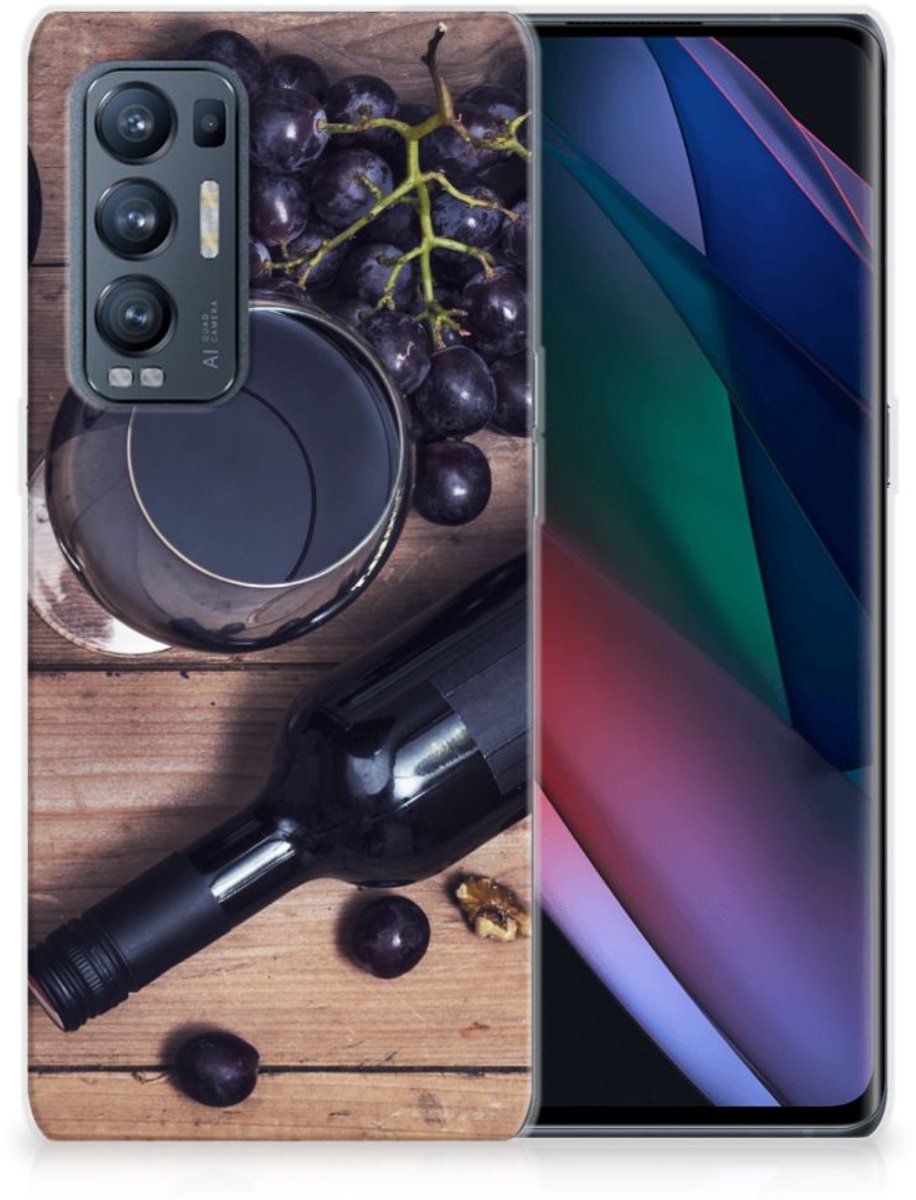 OPPO Find X3 Neo Siliconen Case Wijn