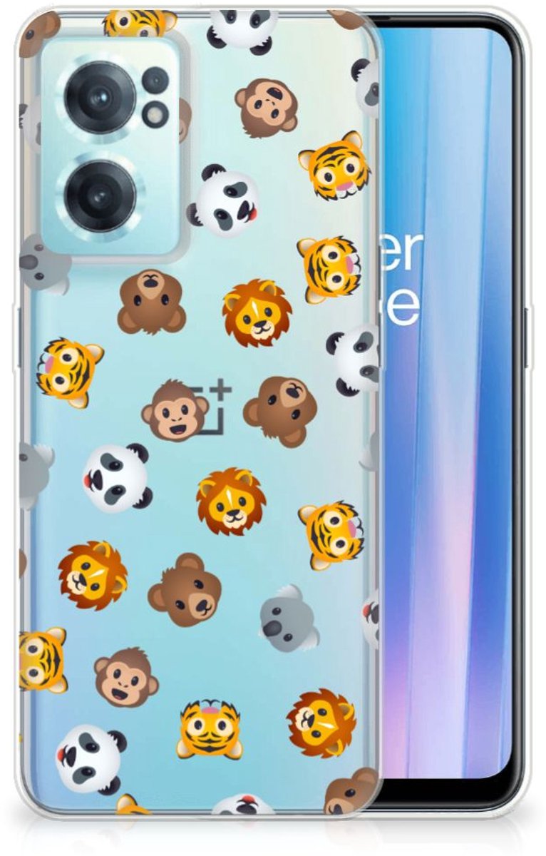 TPU bumper voor OnePlus Nord CE 2 5G Dieren Emojis