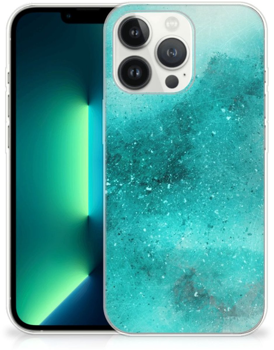 Hoesje maken iPhone 13 Pro Max Painting Blue