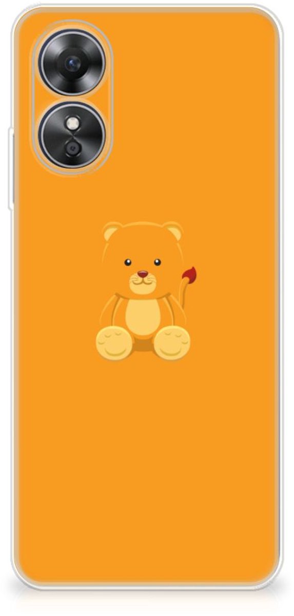 OPPO A17 Telefoonhoesje met Naam Baby Beer