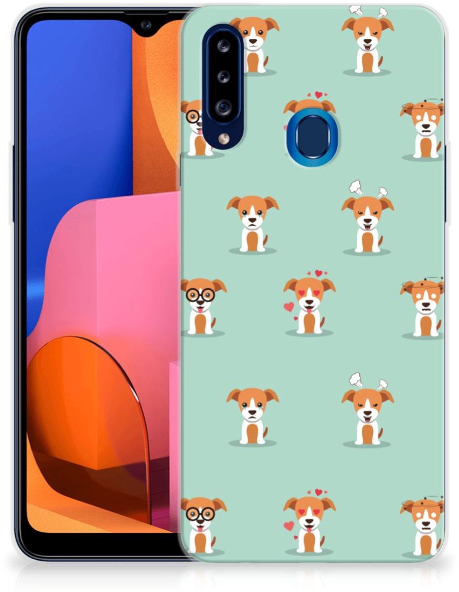 Samsung Galaxy A20s TPU Hoesje Pups