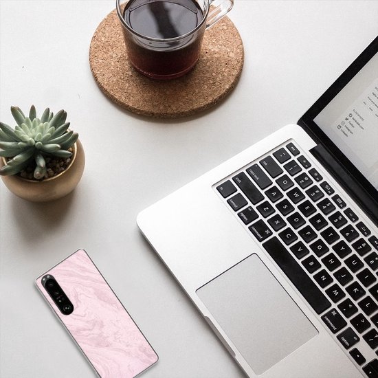 Coque Smartphone Sony Xperia 1 III Nice Case Marbre Pink