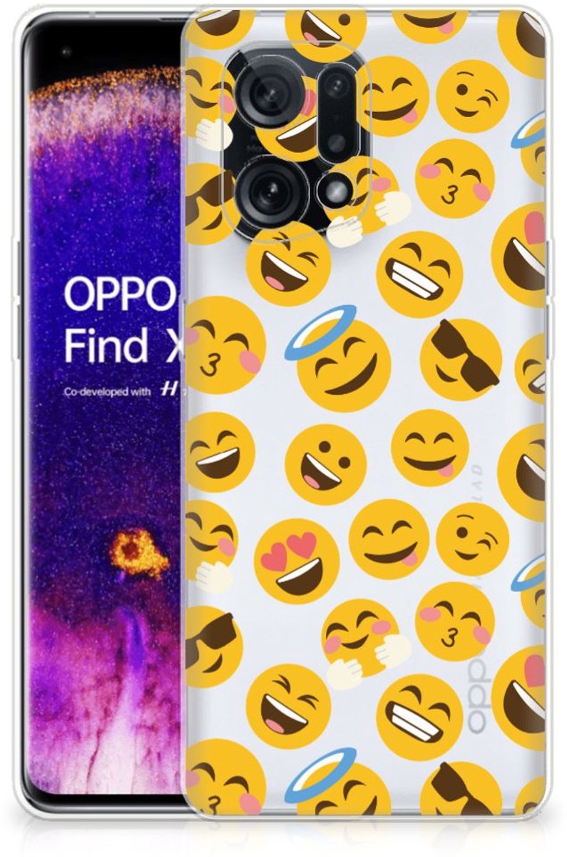 OPPO Find X5 TPU bumper Emoji