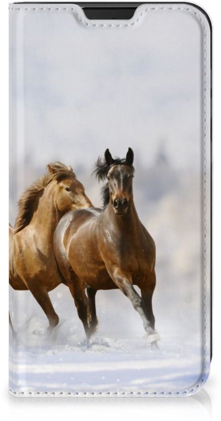 Portefeuille Etui Portefeuille Samsung Galaxy Xcover 5 Smart Cover Case Paarden