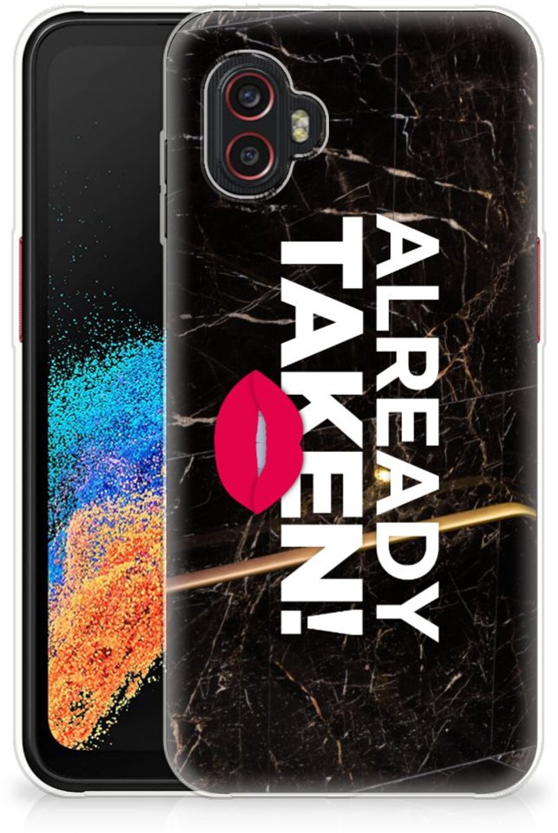 Samsung Galaxy Xcover 6 Pro Siliconen hoesje met naam Already Taken Black
