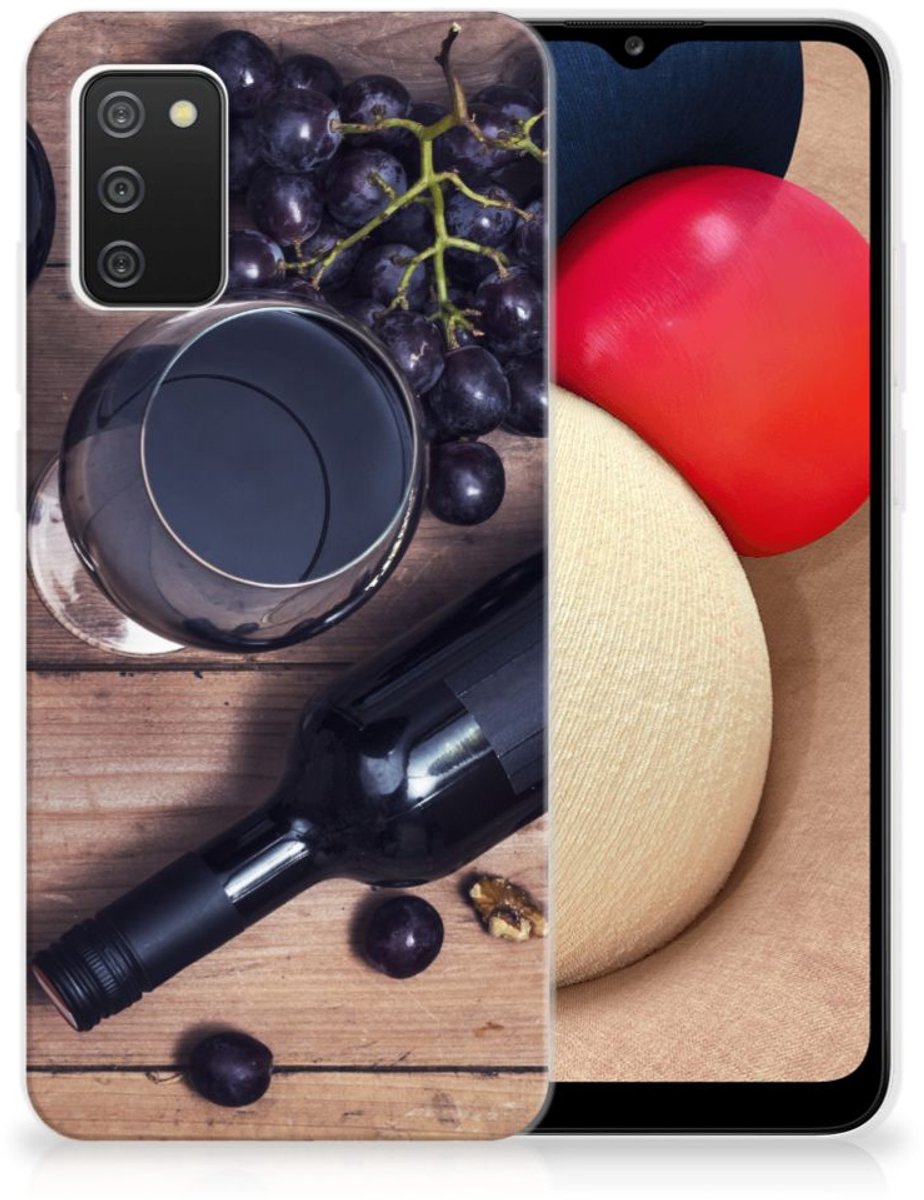 Samsung Galaxy A02s Siliconen Case Wijn