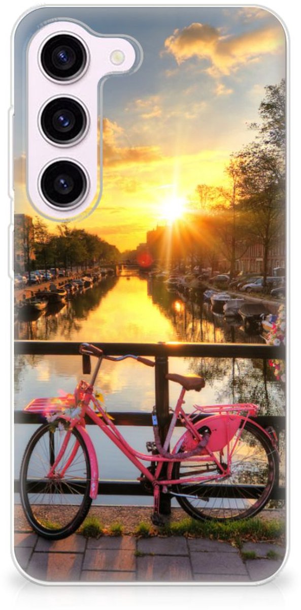 Samsung Galaxy S23 Siliconen Back Cover Amsterdamse Grachten