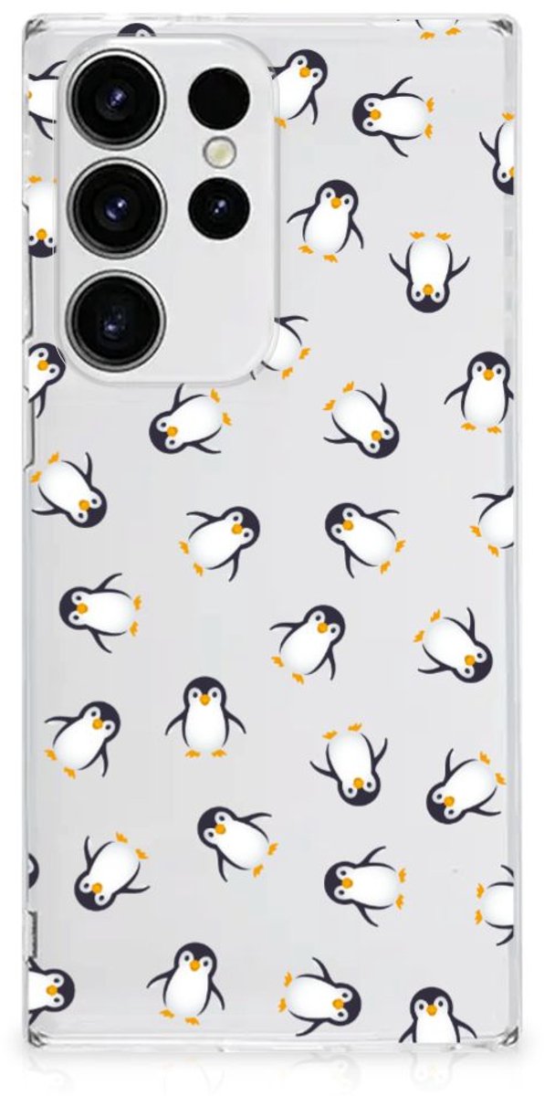 TPU bumper voor Samsung Galaxy S23 Ultra Pinguïn