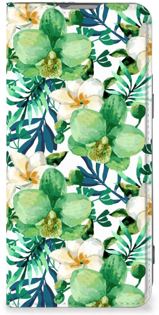 OnePlus Nord 2T Smart Cover Orchidee Groen