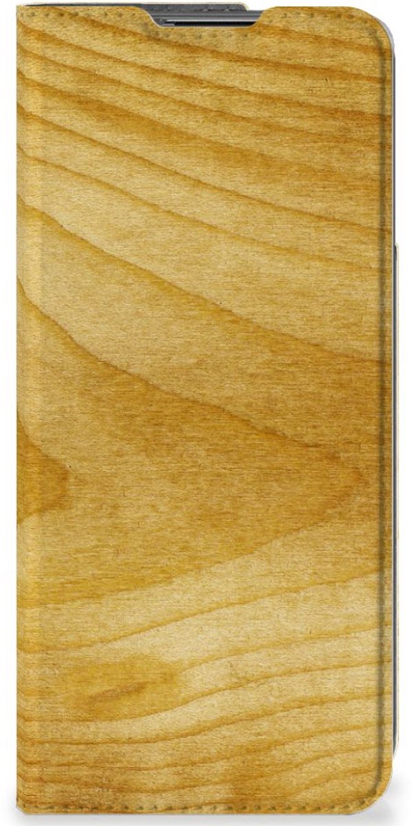 OnePlus Nord CE 2 5G Book Wallet Case Licht Hout