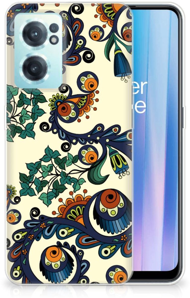 Siliconen Hoesje OnePlus Nord CE 2 5G Barok Flower