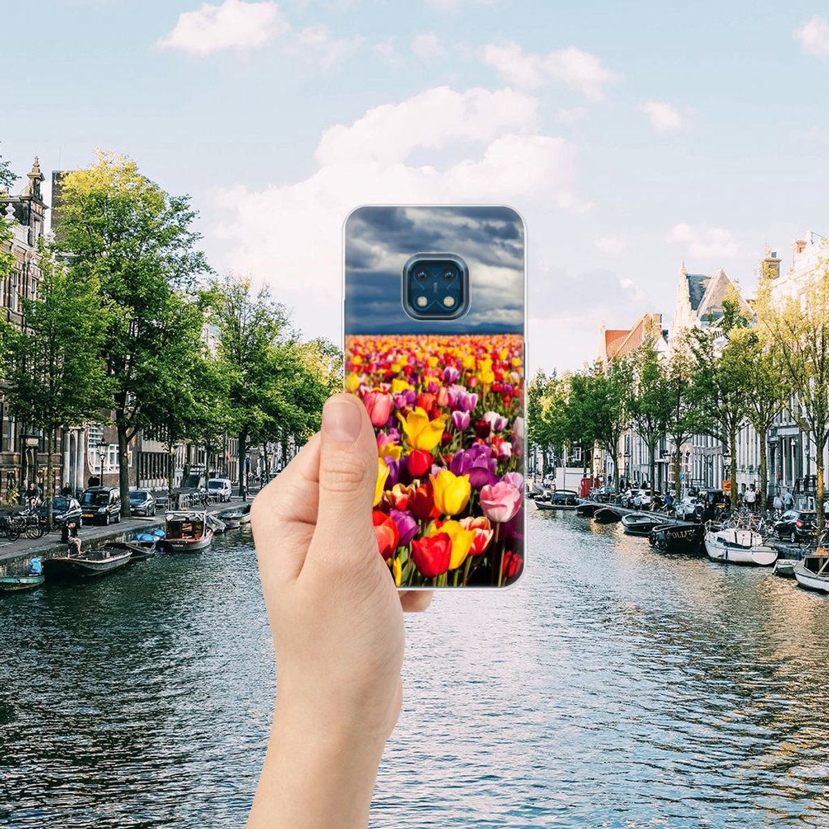 Nokia XR20 TPU Case Tulpen