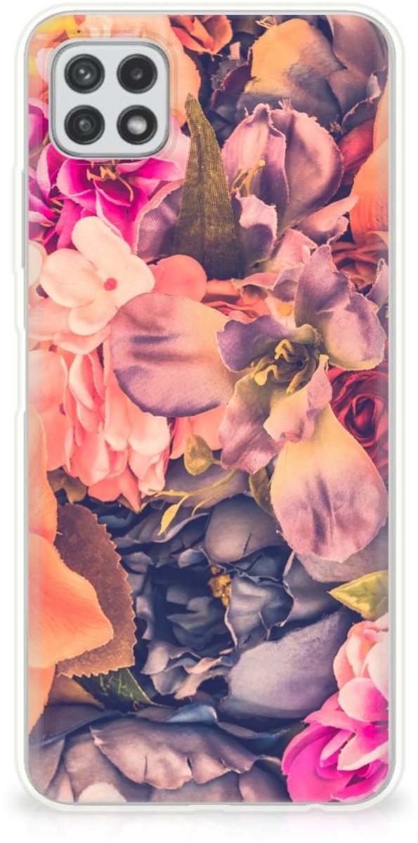 Samsung Galaxy A22 5G TPU Case Bosje Bloemen
