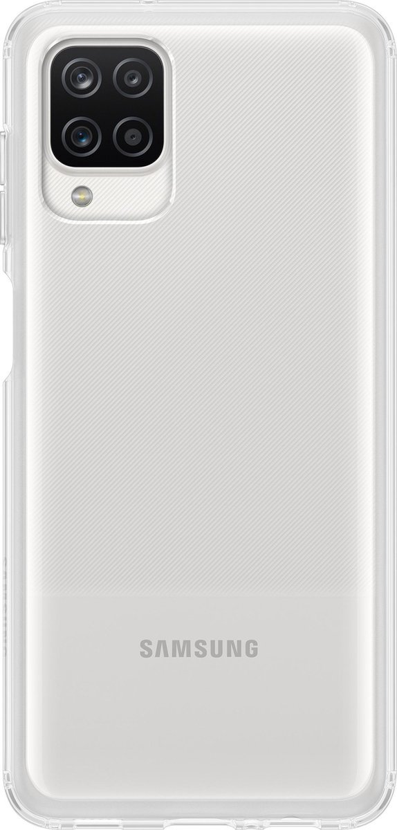 Samsung Soft Clear Cover Hoesje voor Samsung Galaxy A12 - Transparant