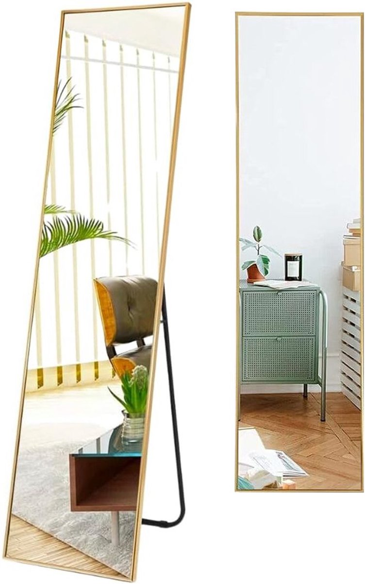VELTRR® Passpiegel Staand - Slaapkamer Spiegel - Wandspiegel