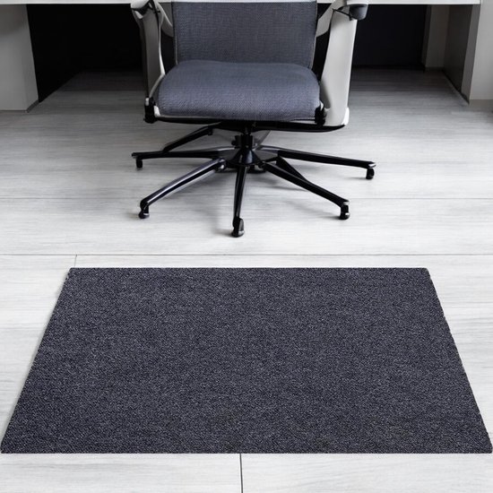 Tapis de chaise de bureau - 120 x 90 cm - Zwart - Tapis de chaise de bureau - Protecteur de sol Chaise de bureau - Tapis de chaise de bureau