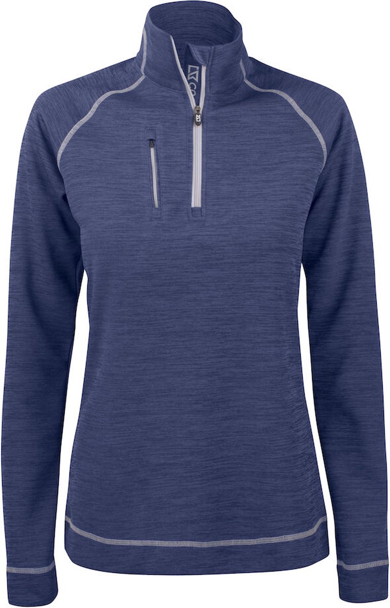 Cutter & Buck Chambers Half Zip Dames 358413 - Denim Melange - L