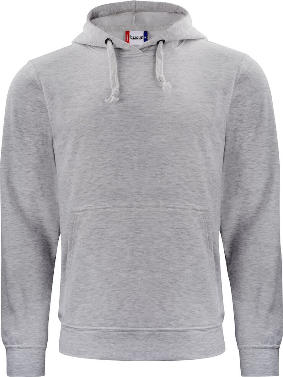 Clique Basic hoody Grijs Melange maat S