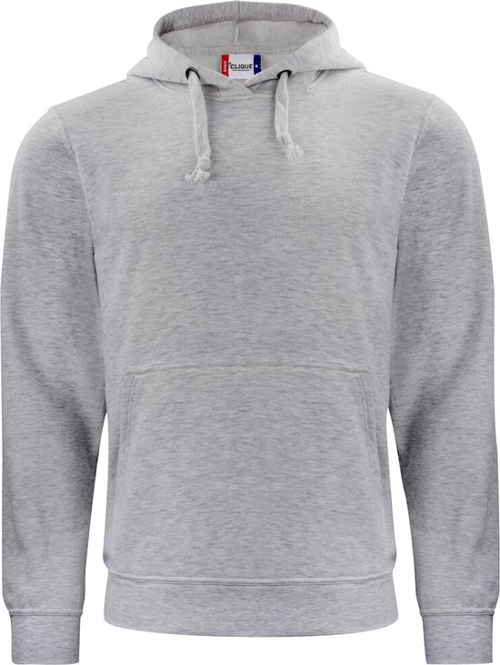 Clique Basic hoody Grijs Melange maat 5XL