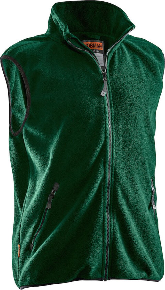 Jobman 7501 Fleece Vest 65750175 - Bosgroen - M