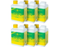 Flowerbrand® | yellow label black soy No.1 | donkere sojasaus (6 x 500 ml)