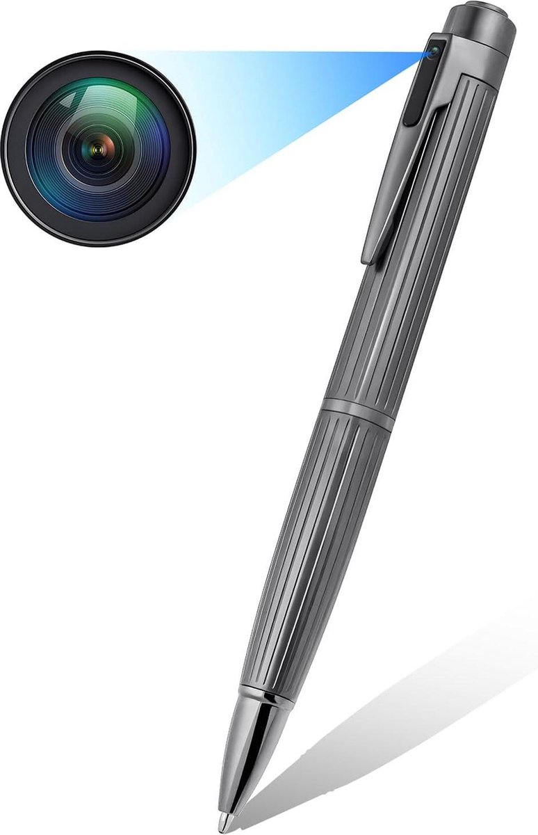 1080p draagbare kleine bewakingscamera voor thuiskantoor - mini-camera met bewegingsdetectie - inclusief 5 inktvullingen