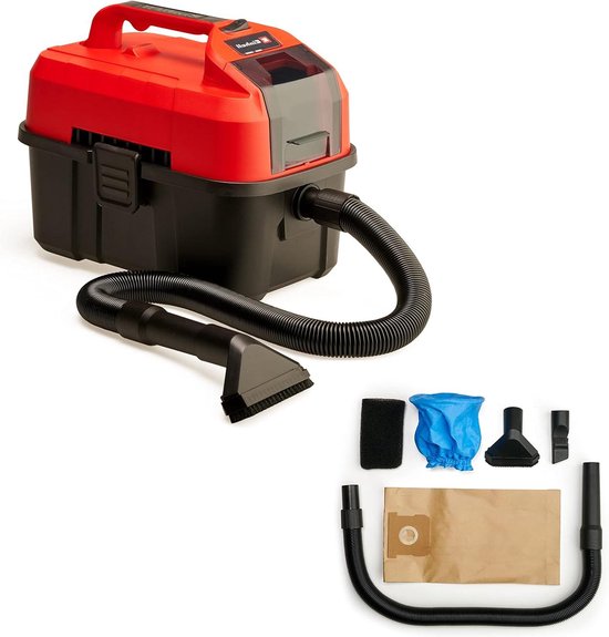 AquaForte Nat-/droogzuiger - 1400 w - kunststof tank - 35 l - 4 m slang – reiniging van vijvers en zwembaden