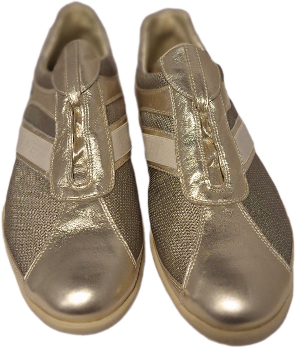 HORNET by BOTTICELLI HORNETby Botticelli- SNEAKER-LEER MESH-PLATINO