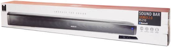 Roseland Soundbar - 24 Watt - Met HDMI- en AUX-ingangen - Geschikt Voor Wandbevestiging - Inclusief Afstandsbediening