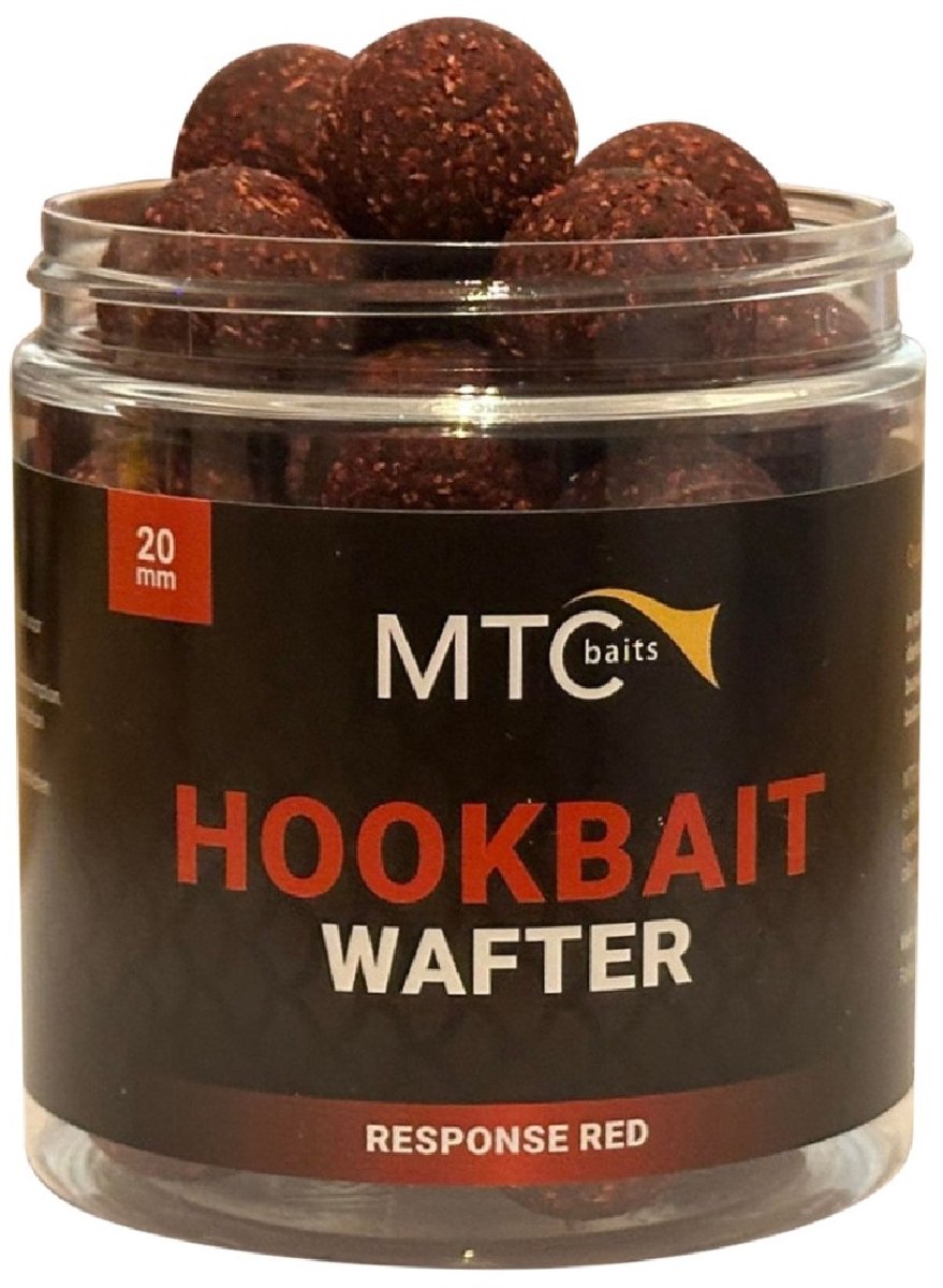 MTC Baits Response Red Hookbait Wafter 20mm