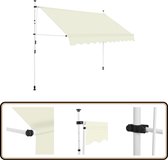 Store banne rétractable manuel vidaXL - 250 cm - Crème - Protection solaire pliable - Espace Protection solaire - Véranda - Balcon