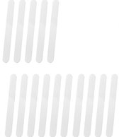 15 stuks - Antislip Stickers voor Badkamer - Zelfklevende Anti Slip Strips Stickers - 2 cm x 20 cm - Antislip Tape - Douche/Bad/Trap Plakstrip - Transparant - peva