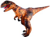 Opblaasbare Dinosaurus Explorer Piggyback Kostuum voor Volwassenen. De Opblaasbare Dinosaurus Explorer Piggyback Kostuum voor Volwassenen. De