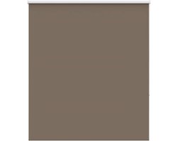 vidaXL - Rolgordijn - verduisterend - koffie - 120x175 - cm - stofbreedte - 116,6 - cm