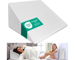 ELONEO Wigkussen Steunkussen voor Bed, Sofa, Bank en Lezen - Orthopedisch Rugsteunkussen voor Volwassenen, Anti-Reflux, Ergonomisch Kussen met Vormvast Schuim, 30×50×60 cm ELONEO Wigkussen Steunkussen voor Bed, Sofa, Bank en Lezen - Orthopedisch Rugsteunkussen voor Volwassenen, Anti-Reflux, Ergonomisch Kussen met Vormvast Schuim, 30×50×60 cm