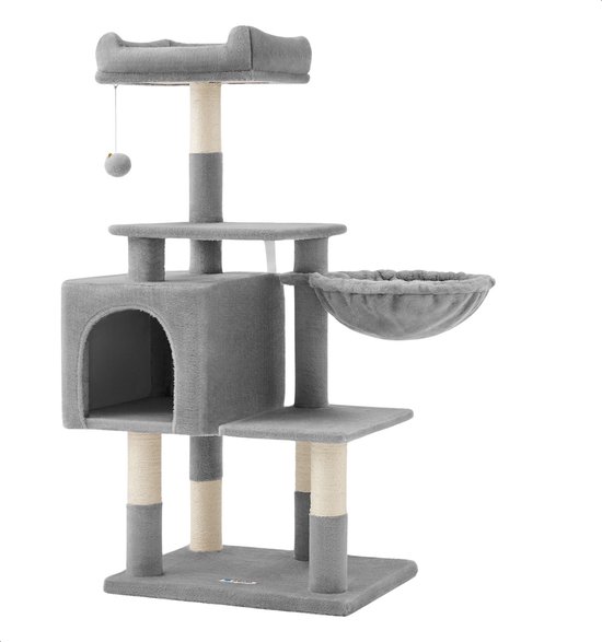 Grattoir pour chats de grande taille - Grattoir à plusieurs niveaux - 110 cm de haut