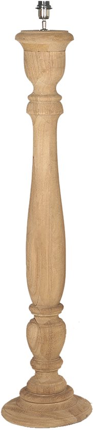 by Mooss - Lampadaire - Boston - Amande - Bois - Robuste - Ballustre - 125 cm