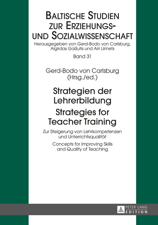 Strategien der Lehrerbildung / Strategies for Teacher Traini ... - cover