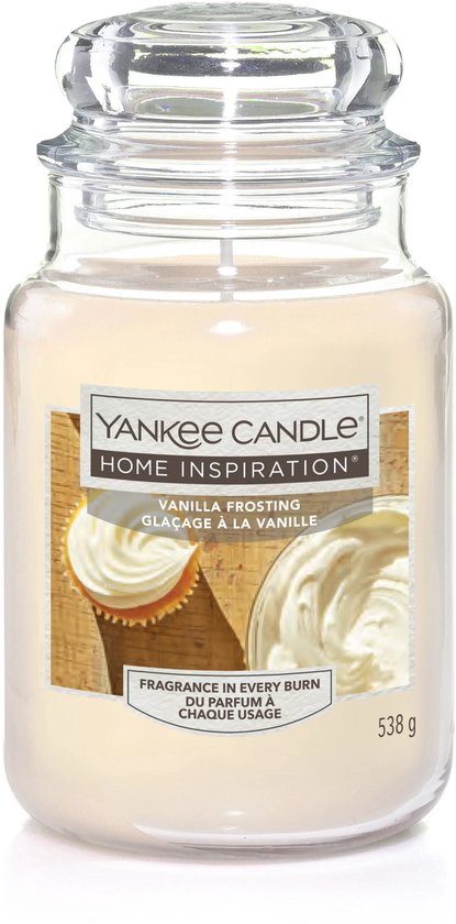 Yankee Candle - Home Inspiration Vanilla Frosting Large Jar - 140 branduren