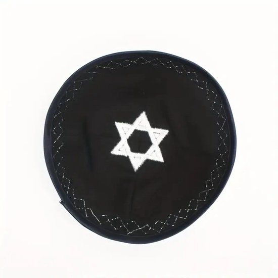 Nivard Joodse Hoed - Keppeltje - Joods - Kippah - Jodendom - Marineblauw