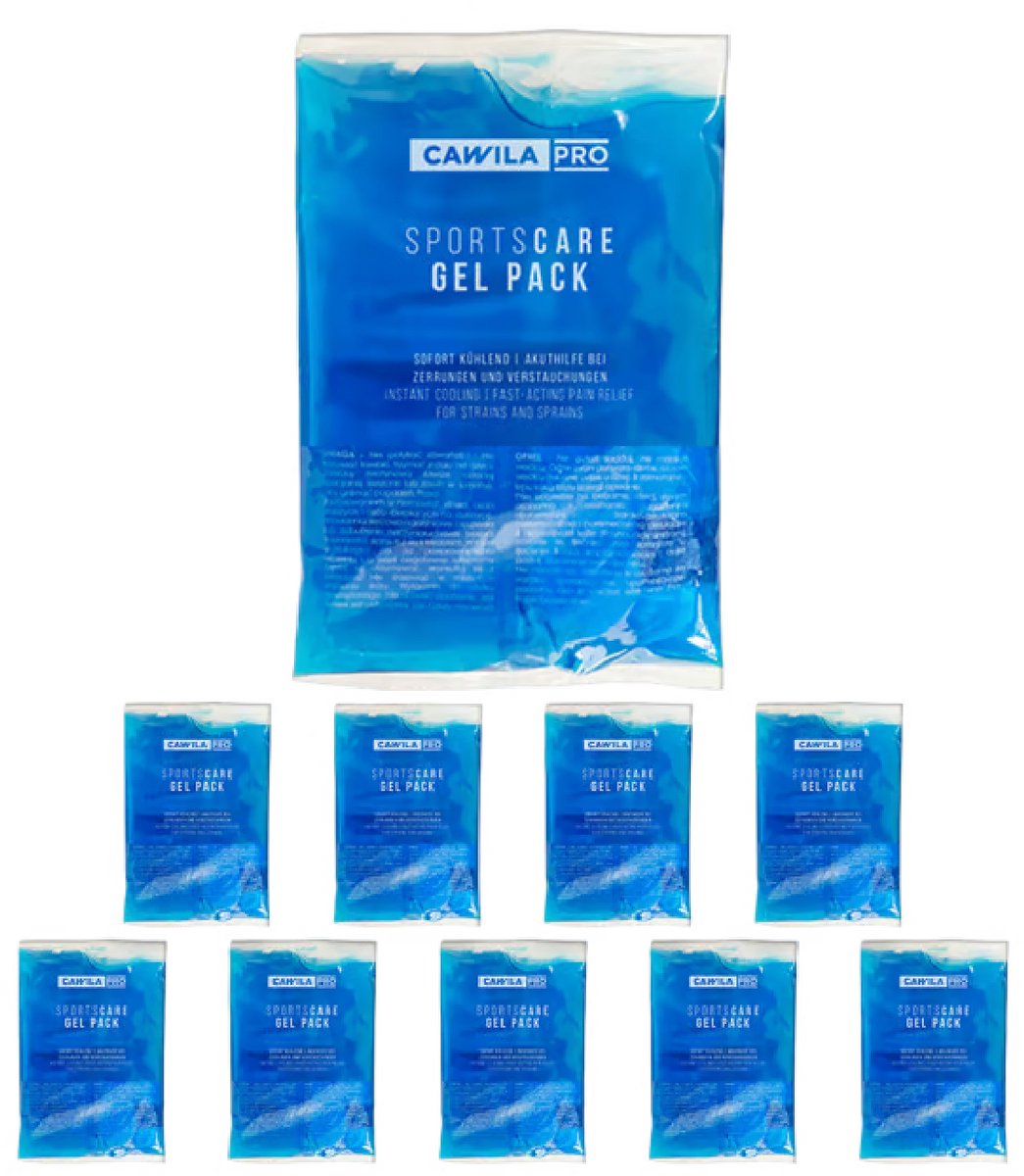 Cawila PRO Sportverzorging GEL PAKKET | Set van 10 | 14x18cm