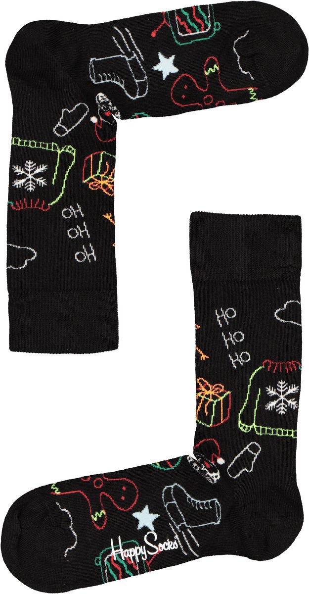 Happy Socks Ho Ho Ho Socks - unisex sokken - Unisex - Maat: 41 - 46