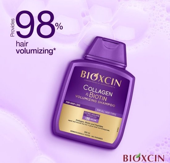Bioxcin Collageen & Biotine Volume Shampoo - 300ml - Tegen Haaruitval