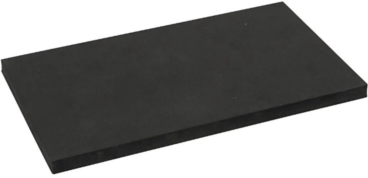 NICEIN® EVA-schuim zwart, 2 mm, 150 x 32 cm, dichtheid 86 kg/m3 piepschuimplaten, schuimstof op maat gesneden voor cosplay kostuum, EVA-schuim voor
