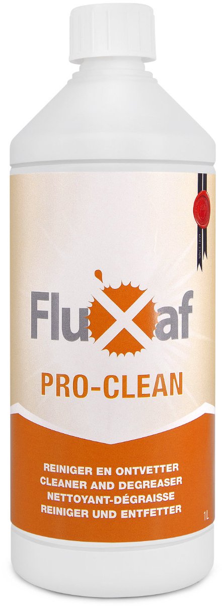 Fluxaf Pro-clean - Ontvetten - Reinigen - Schilderen - 1 liter