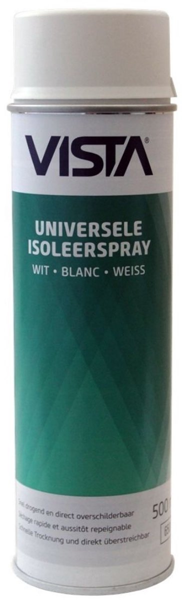Vista Universele Isoleerspray - Beschermt tegen roest - Sneldrogend - Transparant - 500 ml